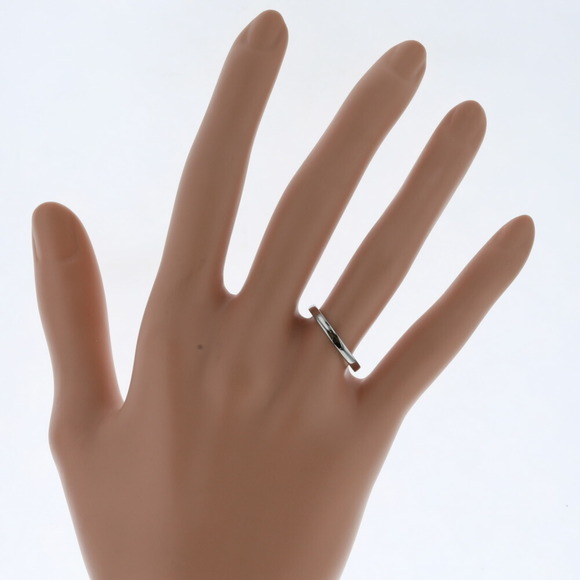 CARTIER Ring Ballerina Wedding Width Approximately 2.1mm Platinum PT950 No. 12 W - Picture 5 of 5
